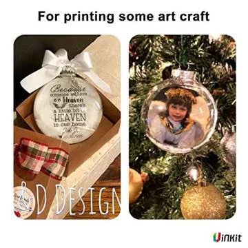 Uinkit Laser Transparency Film 100 Sheets for Laser Printers