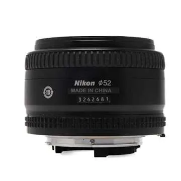 Nikon AF FX NIKKOR 50mm f/1.8D Lens for DSLR Cameras