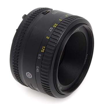 Nikon AF FX NIKKOR 50mm f/1.8D Lens for DSLR Cameras
