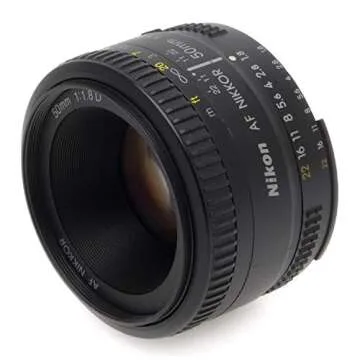 Nikon AF FX NIKKOR 50mm f/1.8D Lens for DSLR Cameras