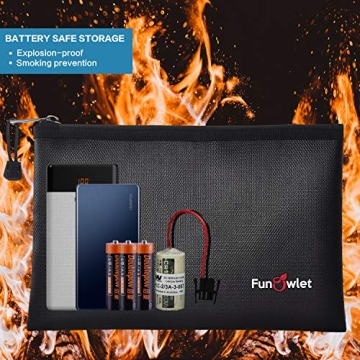 Fireproof & Water Resistant Document Bags for Safe Storage