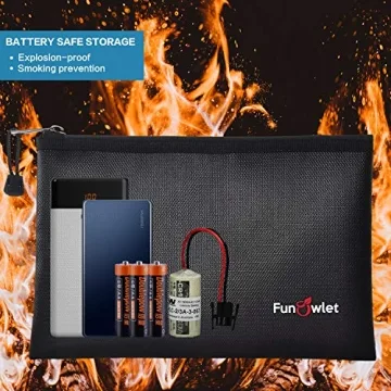 Fireproof & Water Resistant Document Bags for Safe Storage