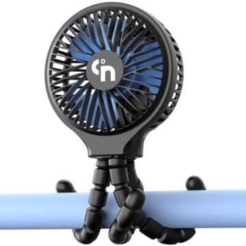 HomeLifairy Portable Stroller Fan with Flexible Tripod