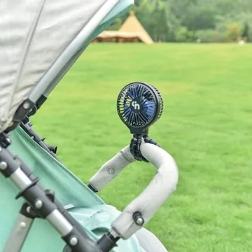 HomeLifairy Portable Stroller Fan with Flexible Tripod