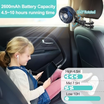 HomeLifairy Portable Stroller Fan with Flexible Tripod