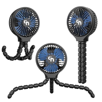 HomeLifairy Portable Stroller Fan with Flexible Tripod