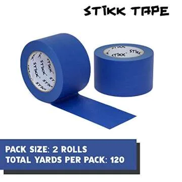 STIKK Blue Painters Tape - Clean Edges for DIY Projects