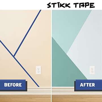 STIKK Blue Painters Tape - Clean Edges for DIY Projects