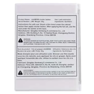 LAUBESS Cluster Lashes Long-Lasting DIY Extensions 240pcs