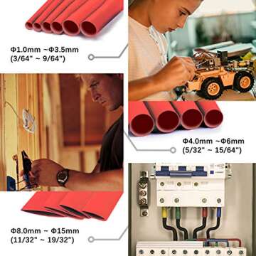Pointool 450 Pcs Heat Shrink Tubing Kit for Projects