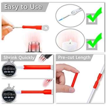 Pointool 450 Pcs Heat Shrink Tubing Kit for Projects