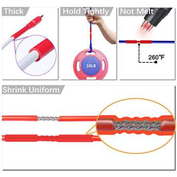 Pointool 450 Pcs Heat Shrink Tubing Kit for Projects