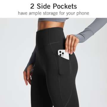 BALEAF Women's Fleece Lined Leggings - Winter Warmth & Style