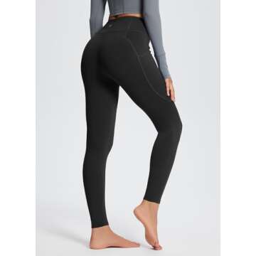 BALEAF Women's Fleece Lined Leggings - Winter Warmth & Style