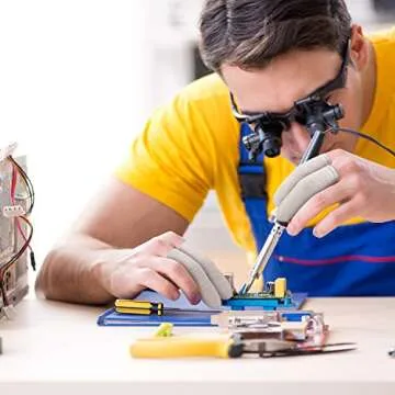 50 Pieces Cotton Finger Cots Finger Toe SleevesThumb Protector Fingertips Protective Cushion, Moisture Wicking (5 cm/ 2 Inch, 7.6 cm/ 3 Inch)