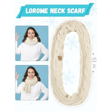 Cozy Winter Beanie Hat Scarf Gloves Set for Adults