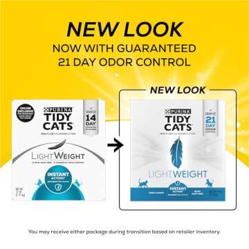 Purina Tidy Cats Light Weight, Low Dust, Clumping Cat Litter, LightWeight Instant Action - 17 lb. Bo...