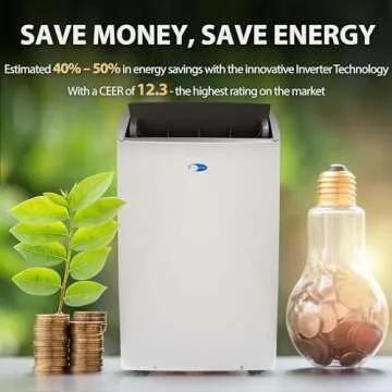 Whynter NEX Inverter Portable AC & Heater for 600 Sq Ft