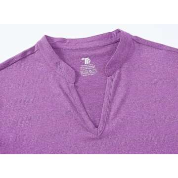 Gopune Women's Cool Dry Performance Polo - Rose Purple