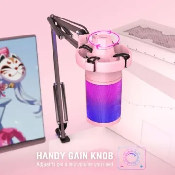 Stylish FIFINE A6T Gaming Microphone - Exceptional Sound Quality