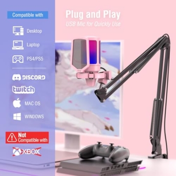 Stylish FIFINE A6T Gaming Microphone - Exceptional Sound Quality