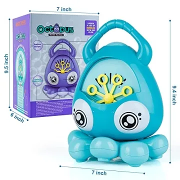 INNOCHEER Octopus Bubble Machine for Kids, 3000+ Bubbles