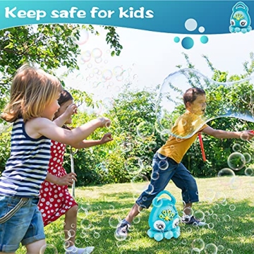 INNOCHEER Octopus Bubble Machine for Kids, 3000+ Bubbles