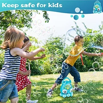 INNOCHEER Octopus Bubble Machine for Kids, 3000+ Bubbles