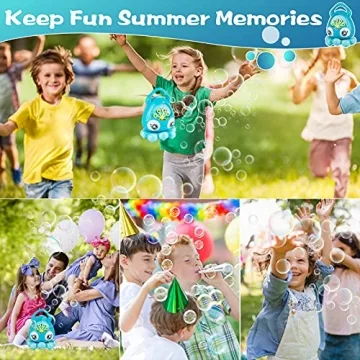 INNOCHEER Octopus Bubble Machine for Kids, 3000+ Bubbles