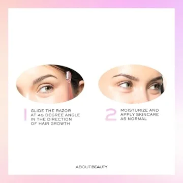 About Face Facial Razor - Gentle Hair Removal Tool for Brows