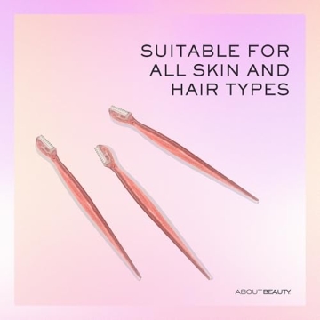 About Face Facial Razor - Gentle Hair Removal Tool for Brows