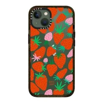 Eco-Friendly CASETiFY Impact iPhone 13 Case - Strawberries