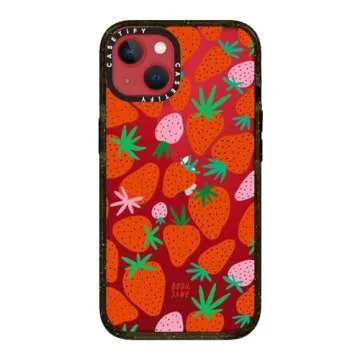 Eco-Friendly CASETiFY Impact iPhone 13 Case - Strawberries
