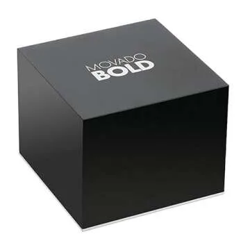 Stylish Movado BOLD Access Men's Watch in Rose Gold and Black