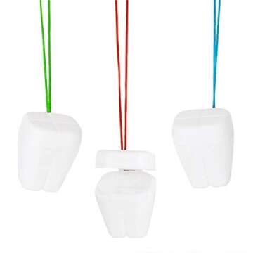 Teeth Storage Box, YOUYA DENTAL Lovely Baby Milk Tooth Fairy Box Tooth Organizer Teeth Save Box Cont...