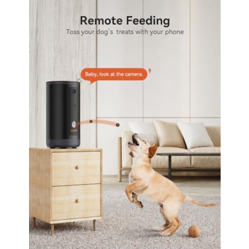 WOPET 300° Treat Dispenser Pet Camera with 1080P HD