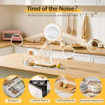 QUEENTI Silicone 160 Pcs Cabinet Door Bumpers Round, 1/2" Diameter Self Adhesive Clear Cupboard Door Drawer Bumpers for Kitchen Cabinets Cutting Boards Picture Frames