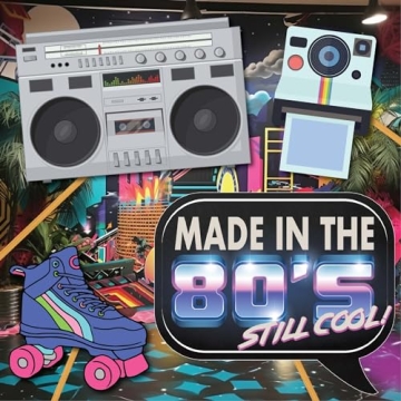 80s Photo Booth Props - Fun 41-pc Kit for Themed Parties