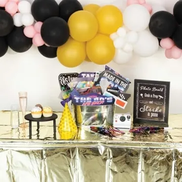 80s Photo Booth Props - Fun 41-pc Kit for Themed Parties