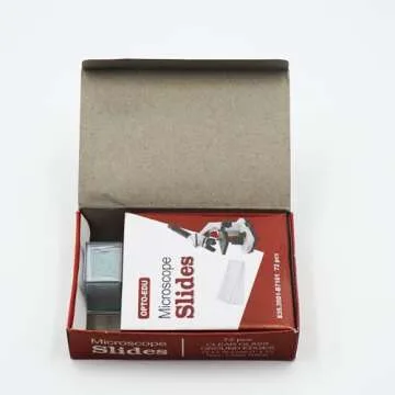 72 Pack Blank Microscope Slides & 100 Cover Glass