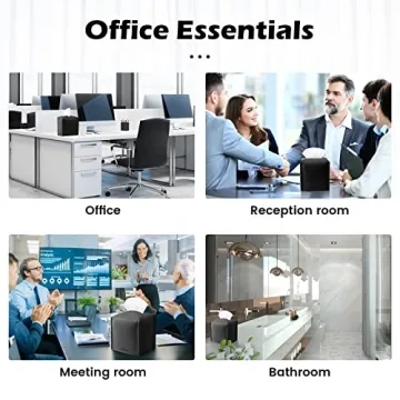 Tclouda PU Leather Tissue Box Cover for Stylish Décor