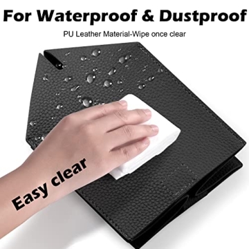 Tclouda PU Leather Tissue Box Cover for Stylish Décor