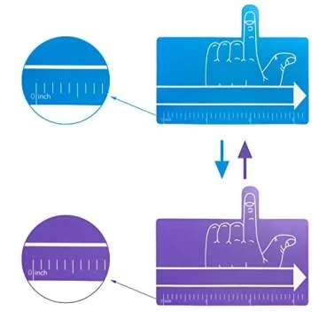 HisiLucky 24Pcs Kids One Finger Spacer Colorful Writing Sheets Reading Aid Spacers Practical Handwriting Tool for School, Office, Multicolor, 24 Count (Pack of 1)