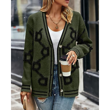 Shop PRETTYGARDEN Women's Chunky Knit Cardigans