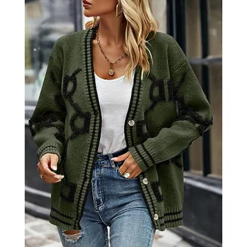 Shop PRETTYGARDEN Women's Chunky Knit Cardigans