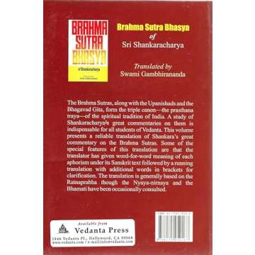Eight Upanishads, with the Commentary of Sankaracarya, Vol. I