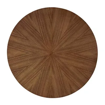 Modway Crossroads 47" Round Walnut Dining Table for Every Occasion