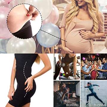 BRABIC Women High Waist Control Panties Postpartum Belly Girdle Slimming Underwear Butt Lifter Shapewear (Beige, L (waist 28.3"-31.5"))