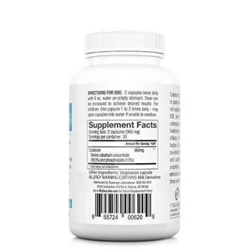 Sovereign Laboratories Colostrum-LD Capsules (60) with Liposomal Delivery Technology for High Absorption - Grade A Bovine Colostrum - with Lactoferrin to Boost Immune System - Safe for Humans & Pets