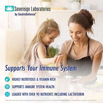 Sovereign Laboratories Colostrum-LD Capsules (60) with Liposomal Delivery Technology for High Absorption - Grade A Bovine Colostrum - with Lactoferrin to Boost Immune System - Safe for Humans & Pets